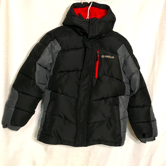 Magellan Outdoors Other - Boys Magellan Puffer Jacket Removable Hood